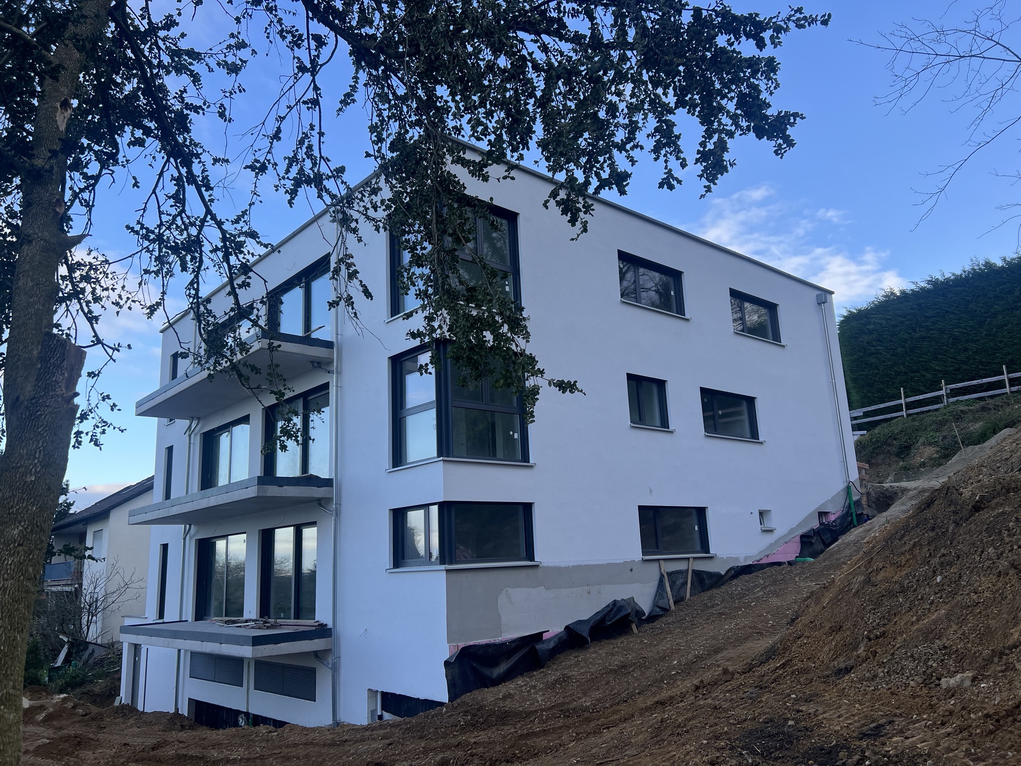 Neubau von zwei Mehrfamilienhäusern